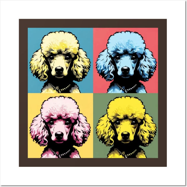 Pop Retro Poodle Art - Cute Puppy Wall Art by PawPopArt